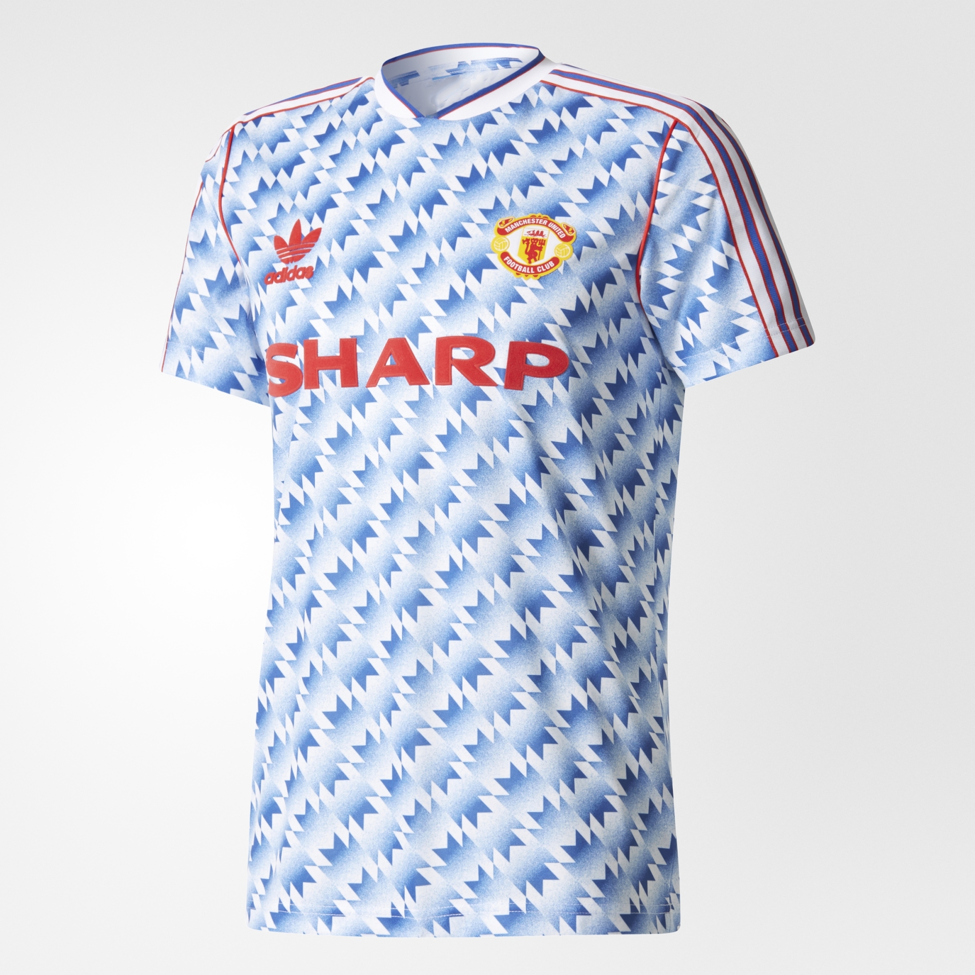man united blue sharp jersey