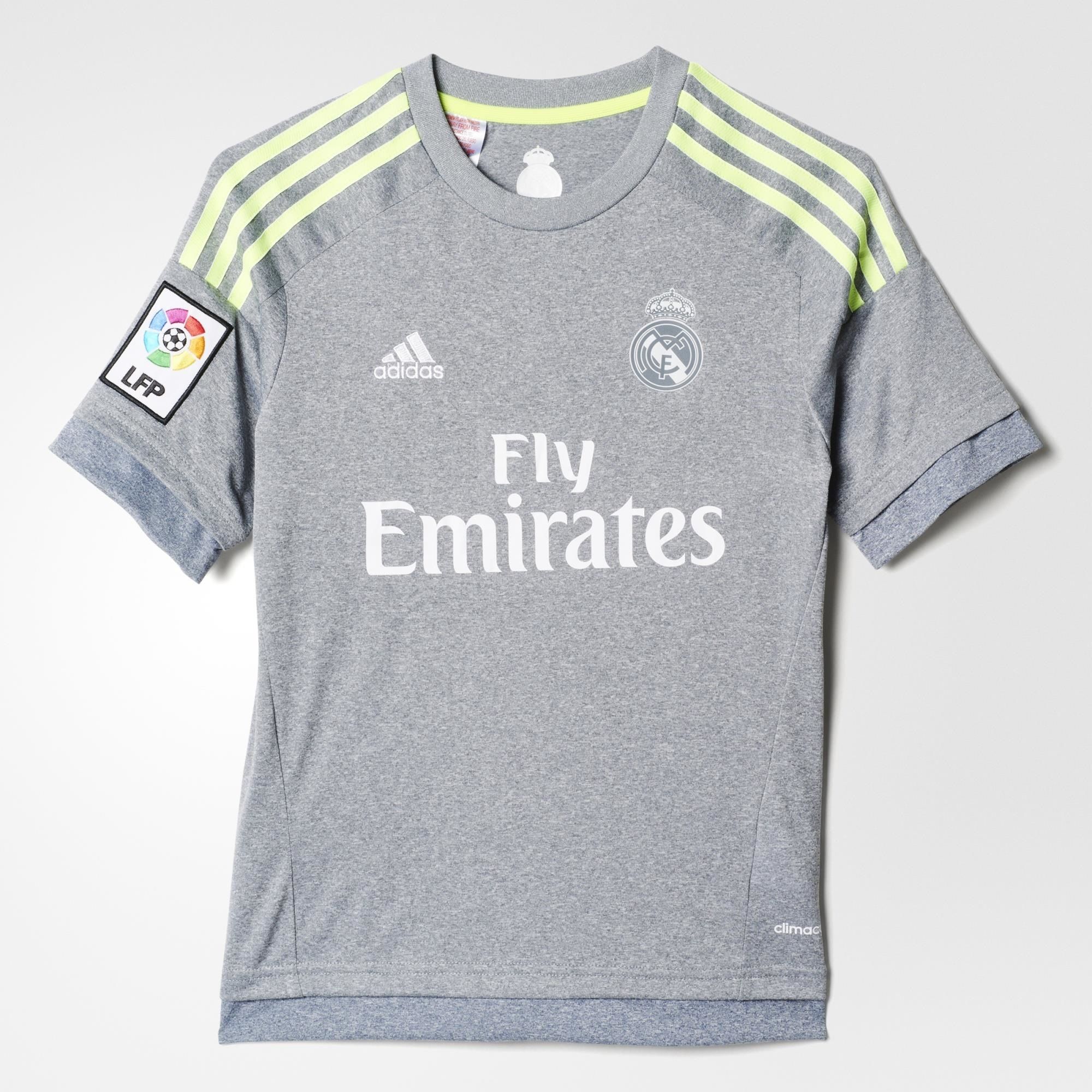 real madrid grey jersey